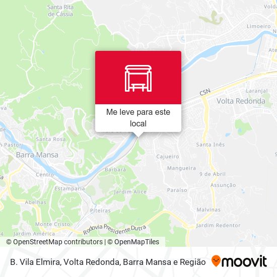 B. Vila Elmira mapa