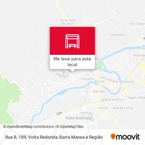 Rua B, 189 mapa
