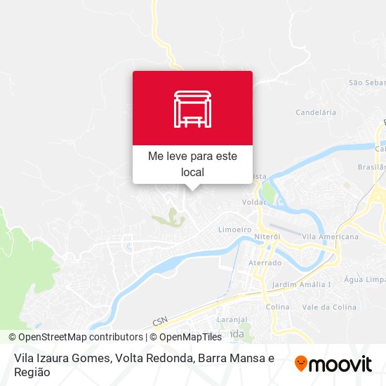 Vila Izaura Gomes mapa