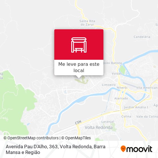 Avenida Pau D'Alho, 363 mapa