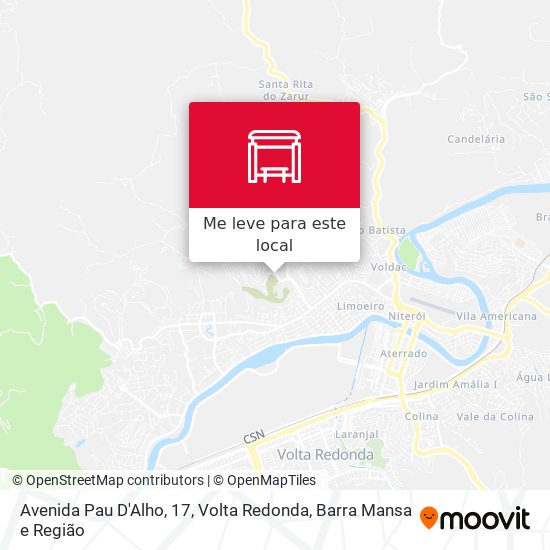 Avenida Pau D'Alho, 17 mapa