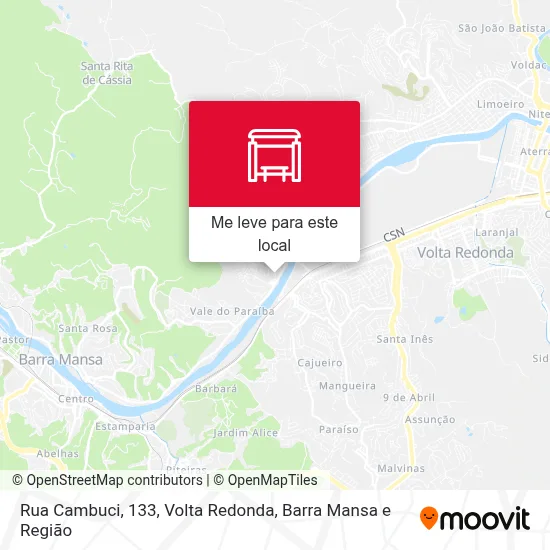 Rua Cambuci, 133 mapa
