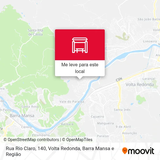 Rua Rio Claro, 140 mapa