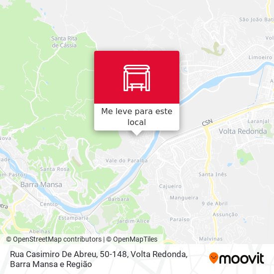 Rua Casimiro De Abreu, 50-148 mapa