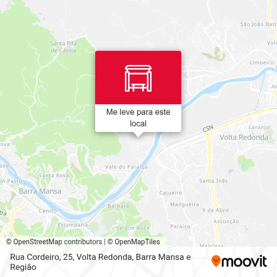 Rua Cordeiro, 25 mapa