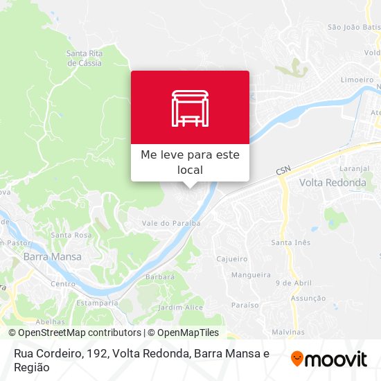 Rua Cordeiro, 192 mapa