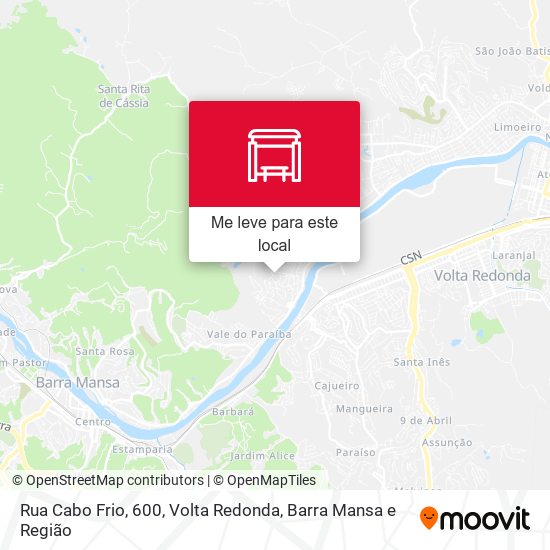 Rua Cabo Frio, 600 mapa