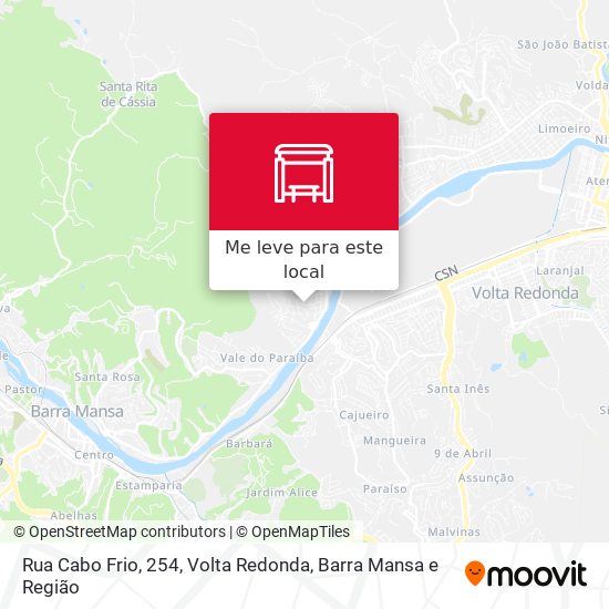 Rua Cabo Frio, 254 mapa