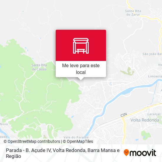 Parada - B. Açude IV mapa