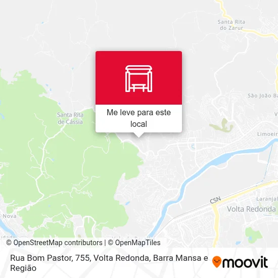Rua Bom Pastor, 755 mapa