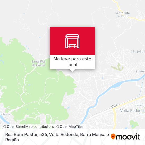 Rua Bom Pastor, 536 mapa