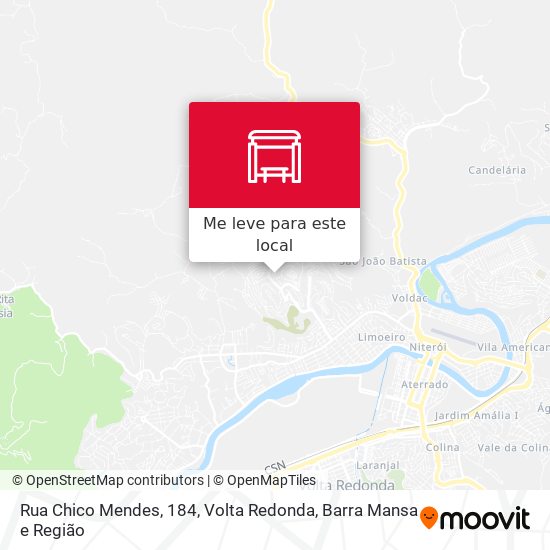 Rua Chico Mendes, 184 mapa