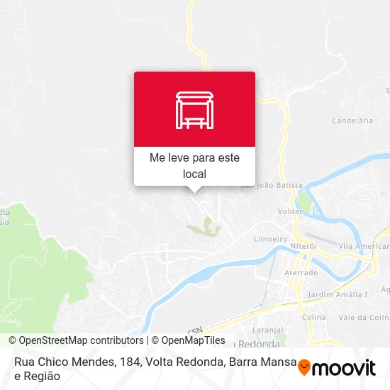 Rua Chico Mendes, 184 mapa