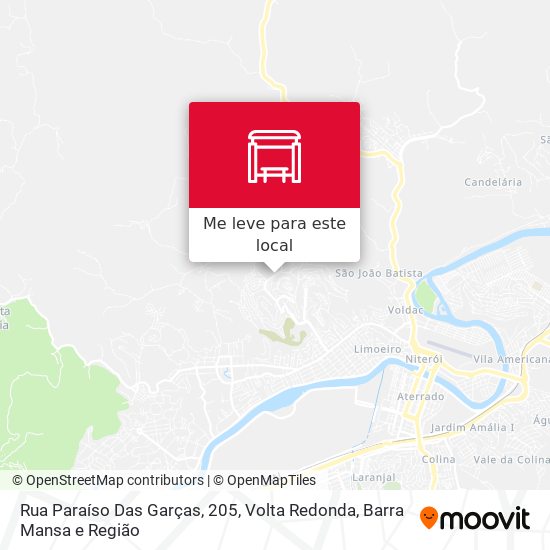 Rua Paraíso Das Garças, 205 mapa