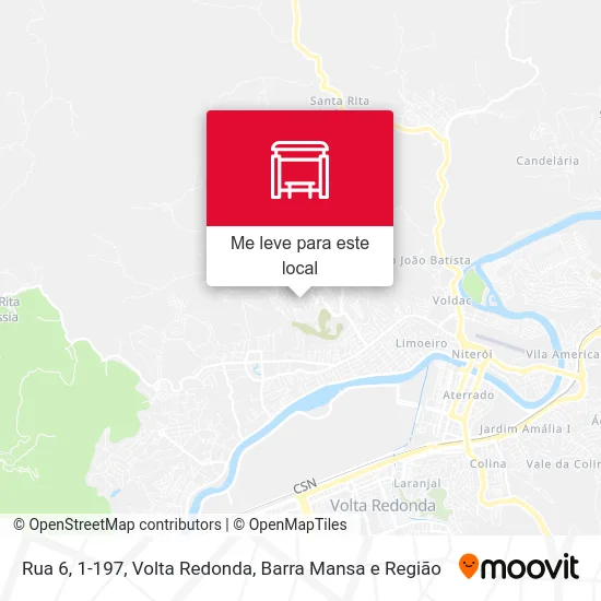 Rua 6, 1-197 mapa