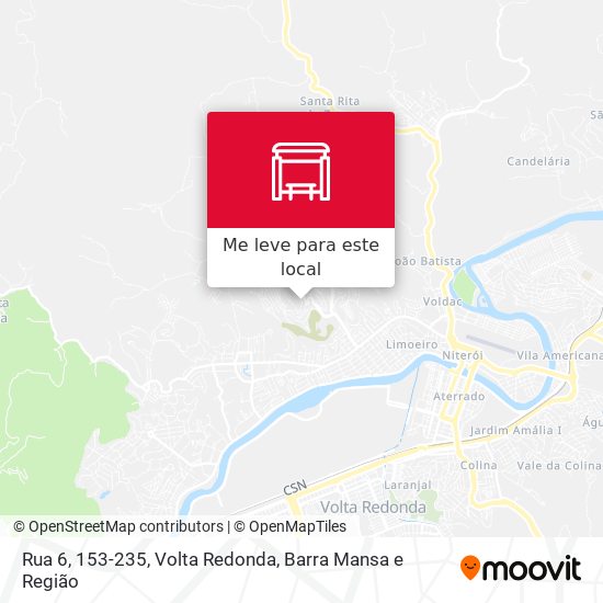 Rua 6, 153-235 mapa