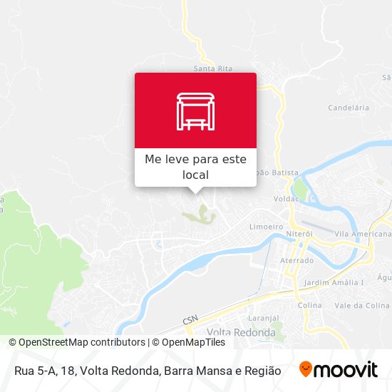 Rua 5-A, 18 mapa