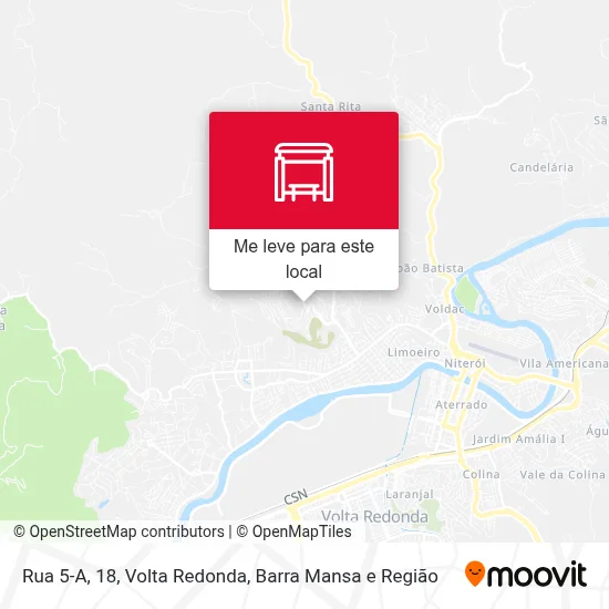Rua 5-A, 18 mapa