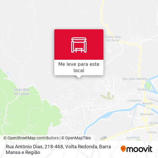 Rua Antônio Dias, 218-468 mapa