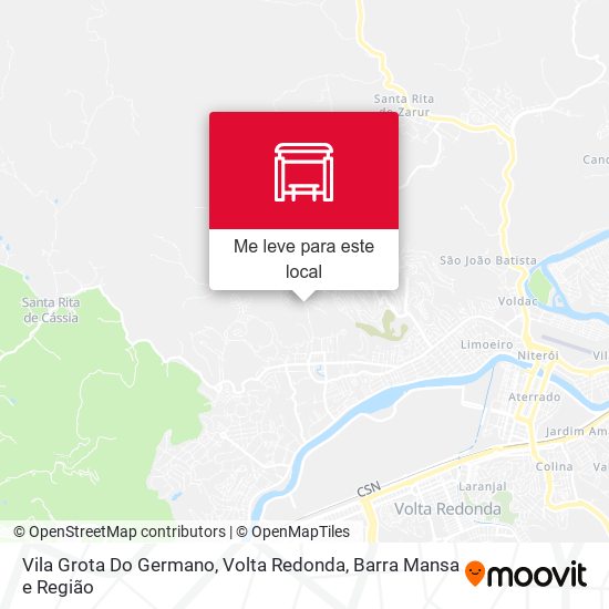 Vila Grota Do Germano mapa