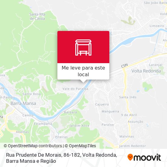 Rua Prudente De Morais, 86-182 mapa