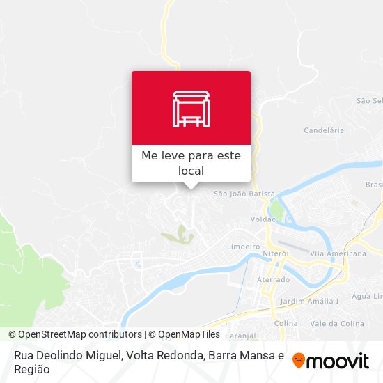 Rua Deolindo Miguel mapa