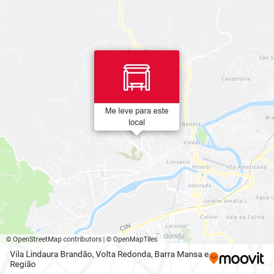 Vila Lindaura Brandão mapa