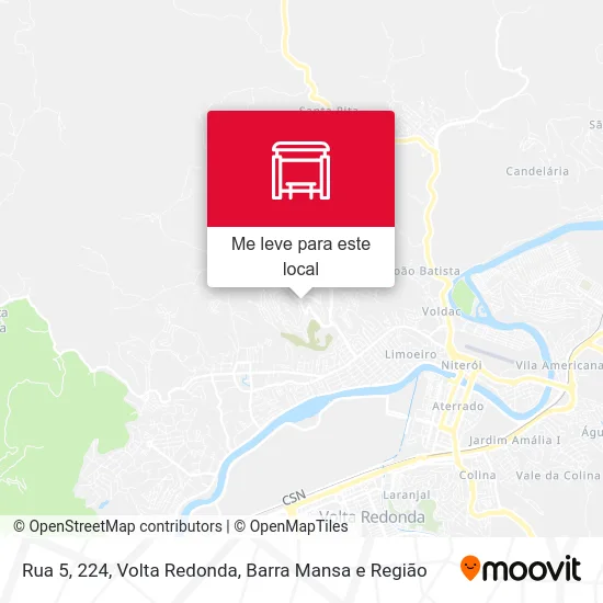 Rua 5, 224 mapa