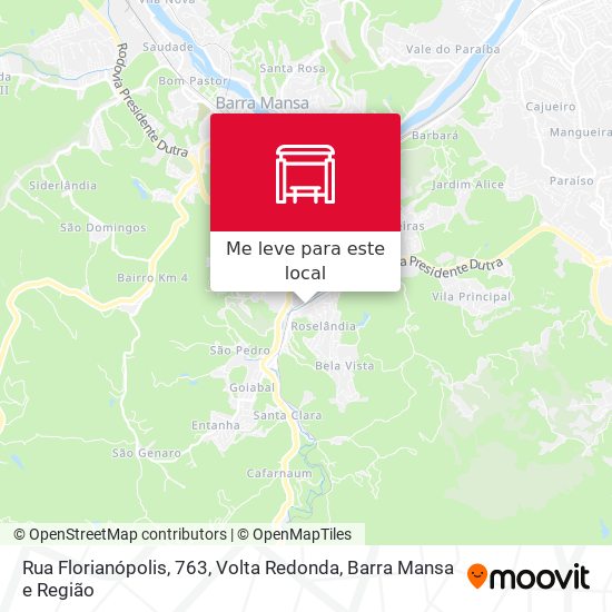 Rua Florianópolis, 763 mapa