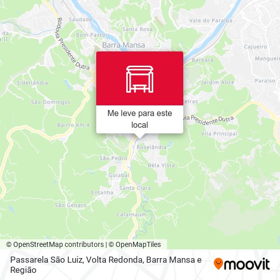 Passarela São Luiz mapa