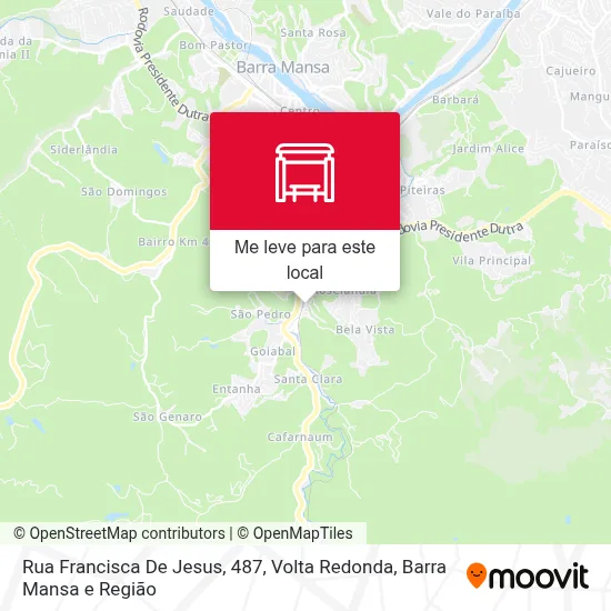 Rua Francisca De Jesus, 487 mapa