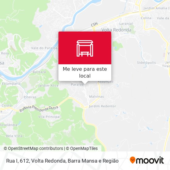 Rua I, 612 mapa