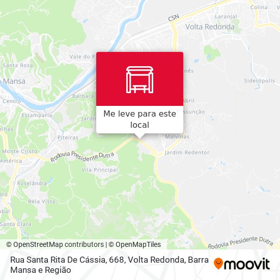 Rua Santa Rita De Cássia, 668 mapa