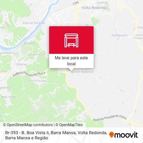 Br-393 - B. Boa Vista Ii, Barra Mansa mapa