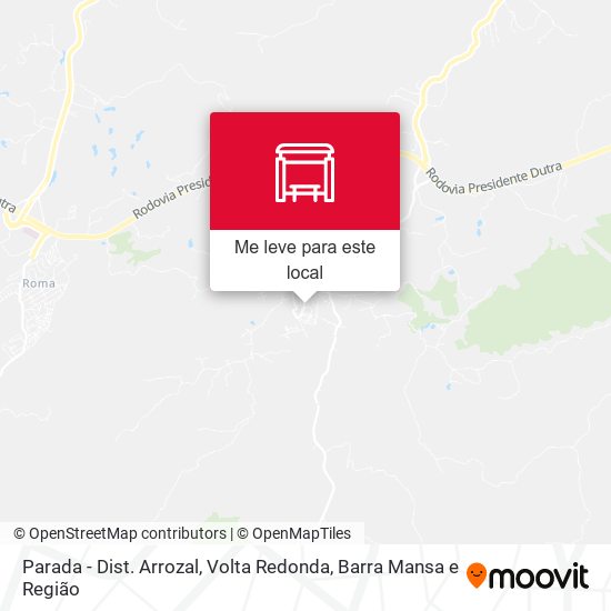 Parada - Dist. Arrozal mapa