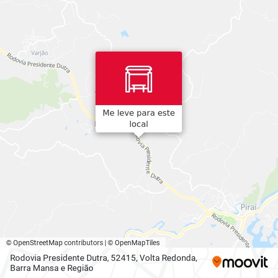Rodovia Presidente Dutra, 52415 mapa
