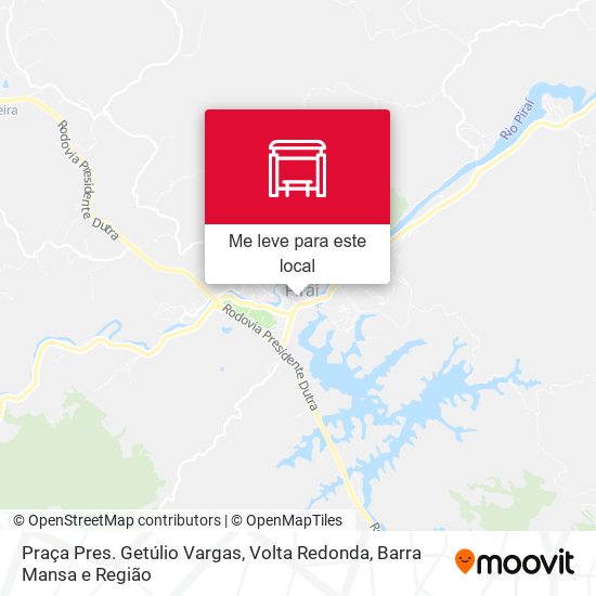Praça Pres. Getúlio Vargas mapa
