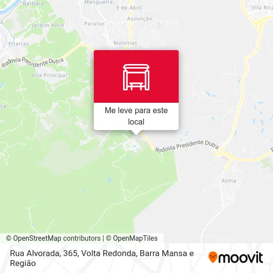 Rua Alvorada, 365 mapa