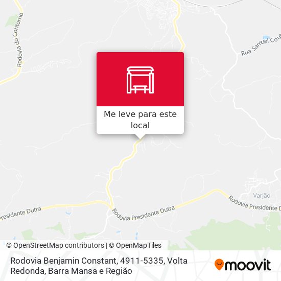 Rodovia Benjamin Constant, 4911-5335 mapa