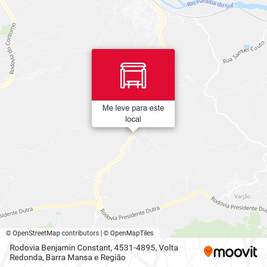 Rodovia Benjamin Constant, 4531-4895 mapa