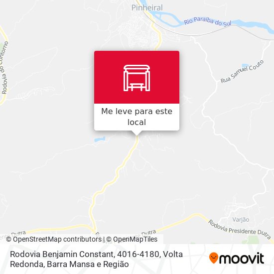 Rodovia Benjamin Constant, 4016-4180 mapa