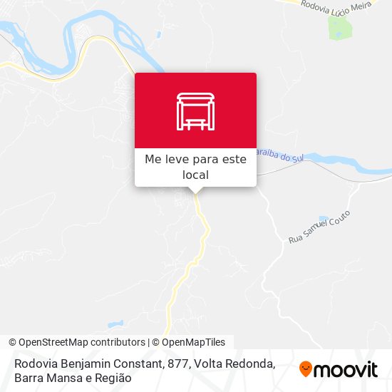 Rodovia Benjamin Constant, 877 mapa