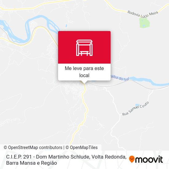 C.I.E.P. 291 - Dom Martinho Schlude mapa