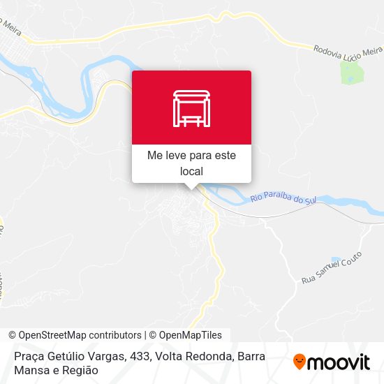Praça Getúlio Vargas, 433 mapa