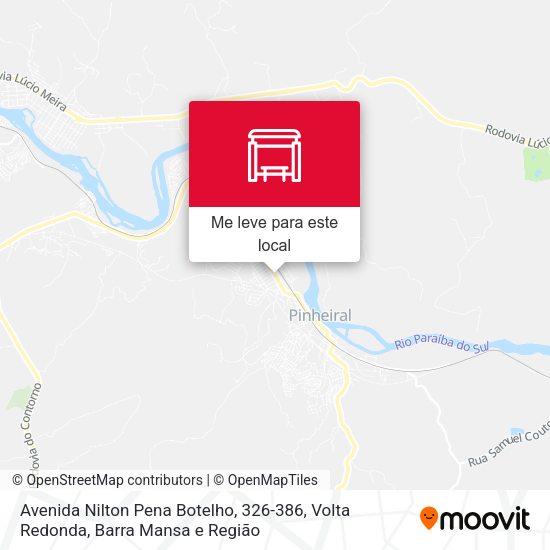 Avenida Nilton Pena Botelho, 326-386 mapa