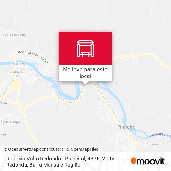 Rodovia Volta Redonda - Pinheiral, 4376 mapa