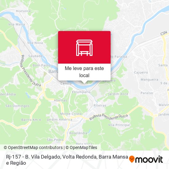 Rj-157 - B. Vila Delgado mapa