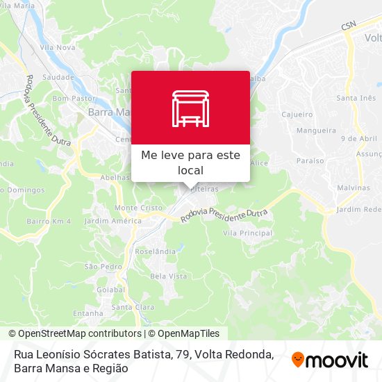 Rua Leonísio Sócrates Batista, 79 mapa