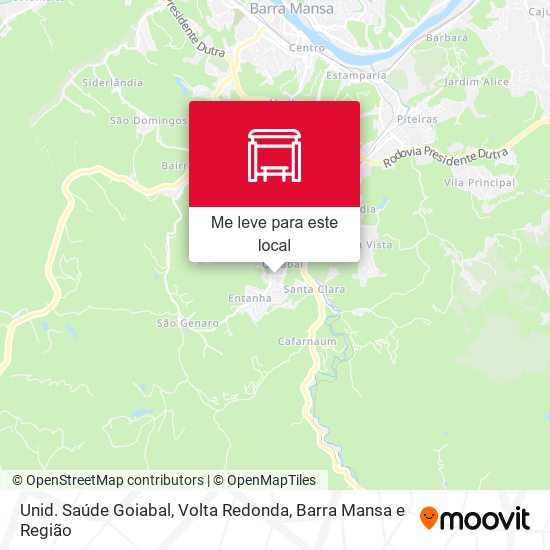 Unid. Saúde Goiabal mapa