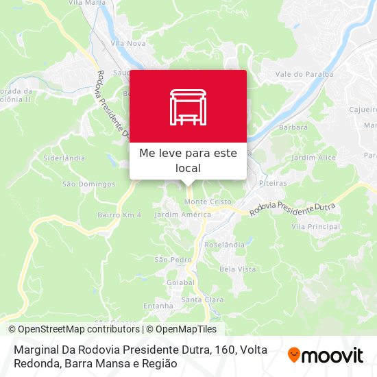 Marginal Da Rodovia Presidente Dutra, 160 mapa
